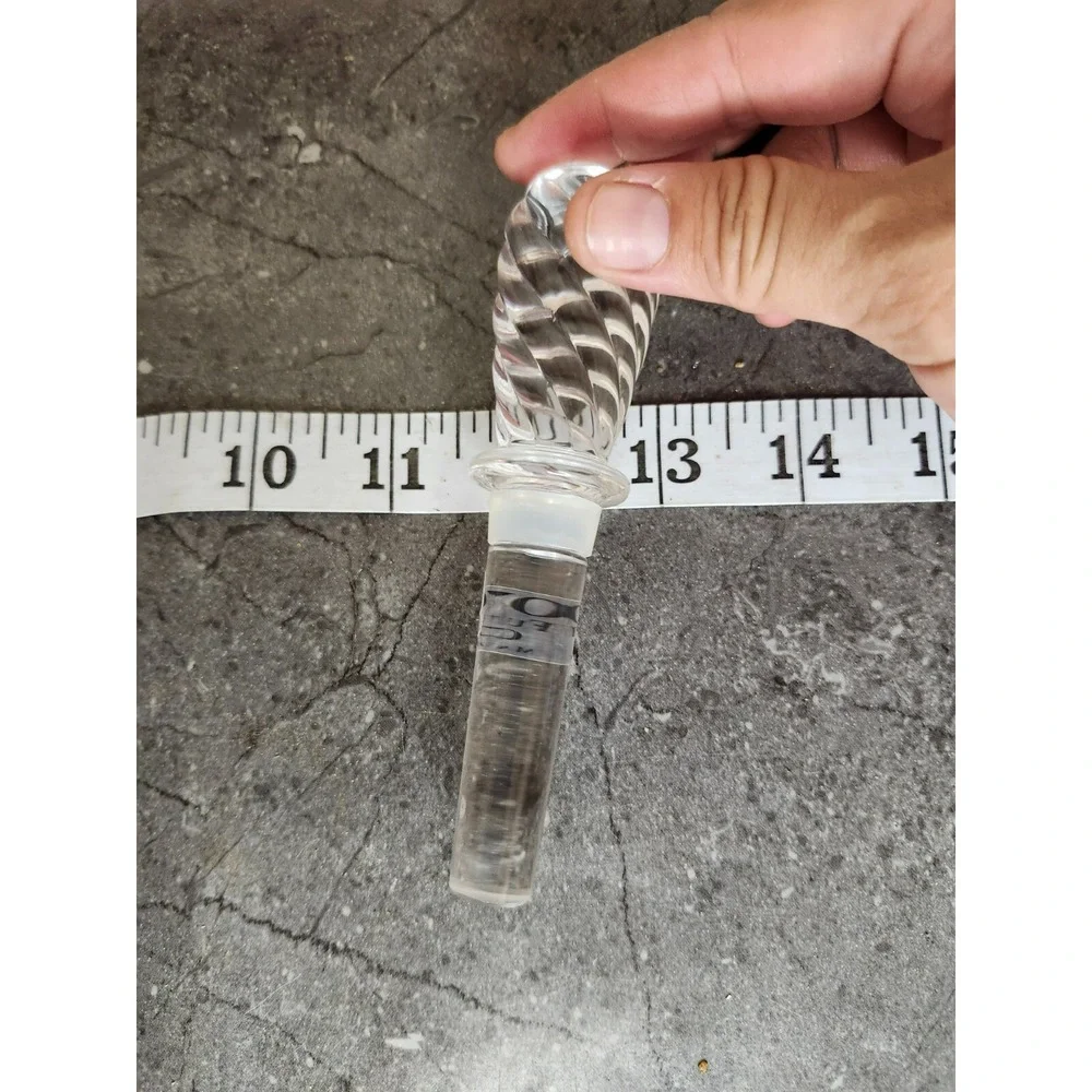 TOWLE  FULL LEAD CRYSTAL WINE BOTTLE STOPPER MADE IN AUSTRIA